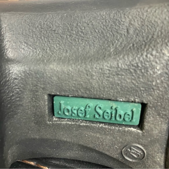 Josef Seibel black leather shoes women’s size 42 / 11 boho minimalist casual - Picture 8 of 9